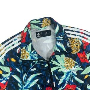 Adidas HER Studio London Floral Track Jacket Zip Up Multicolor Logo NO SIZE TAG